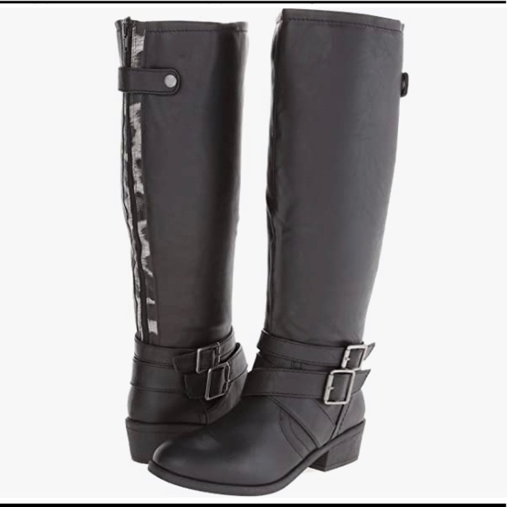 Black Pink & Pepper Boots